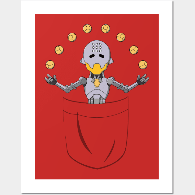 Pocket Healer: Zenyatta Wall Art by rockbottle_designs